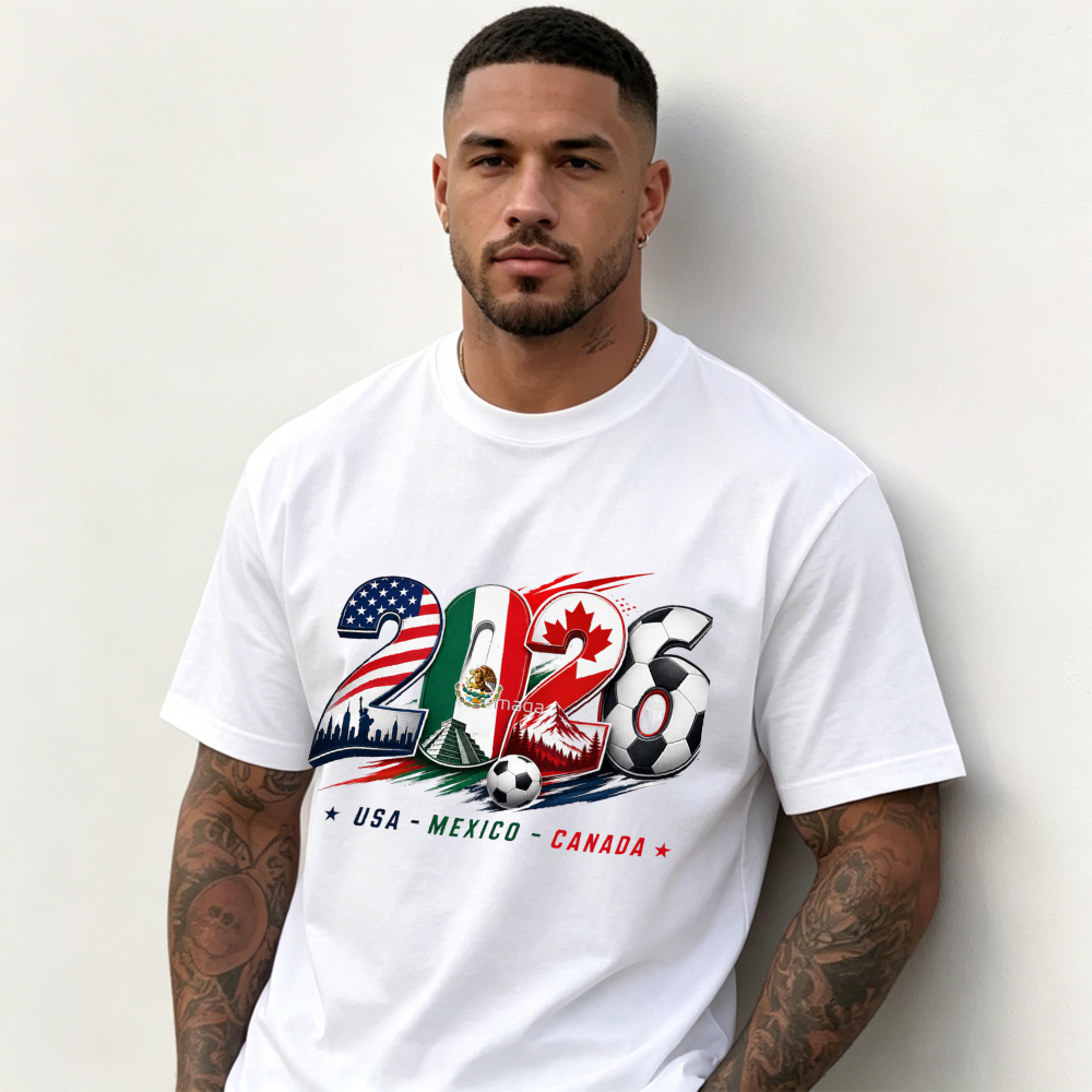 Summer Clothing Canada - Men's Summer Cotton T-shirt 2026 Road