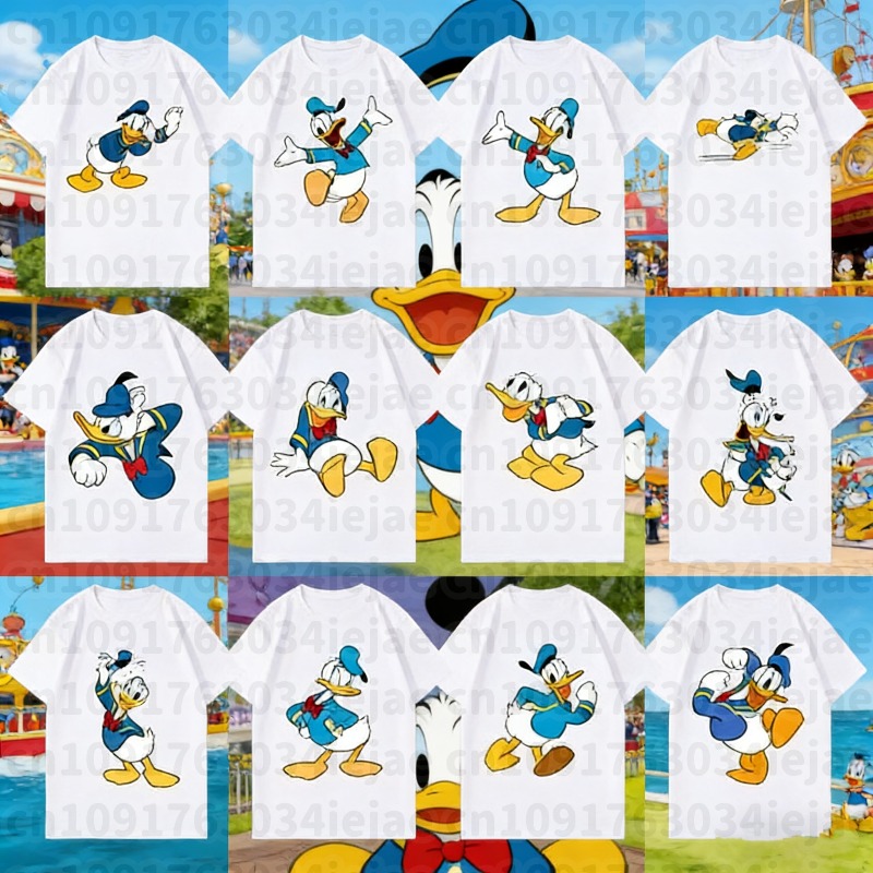Summer Duck Clothing - 2025 Summer Donald Duck Cartoon 100%
