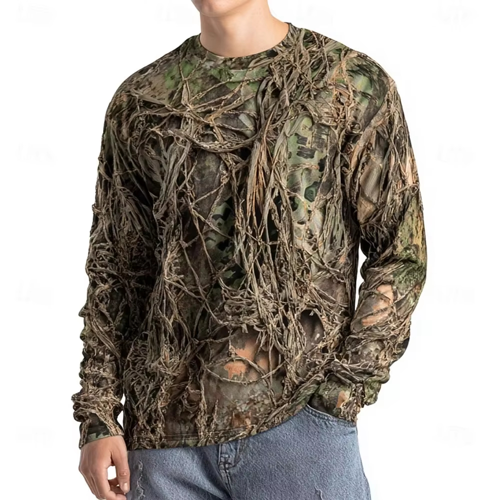 Men's Camo Animal Print Long S - Summer Clothing Mens avaliação e preço