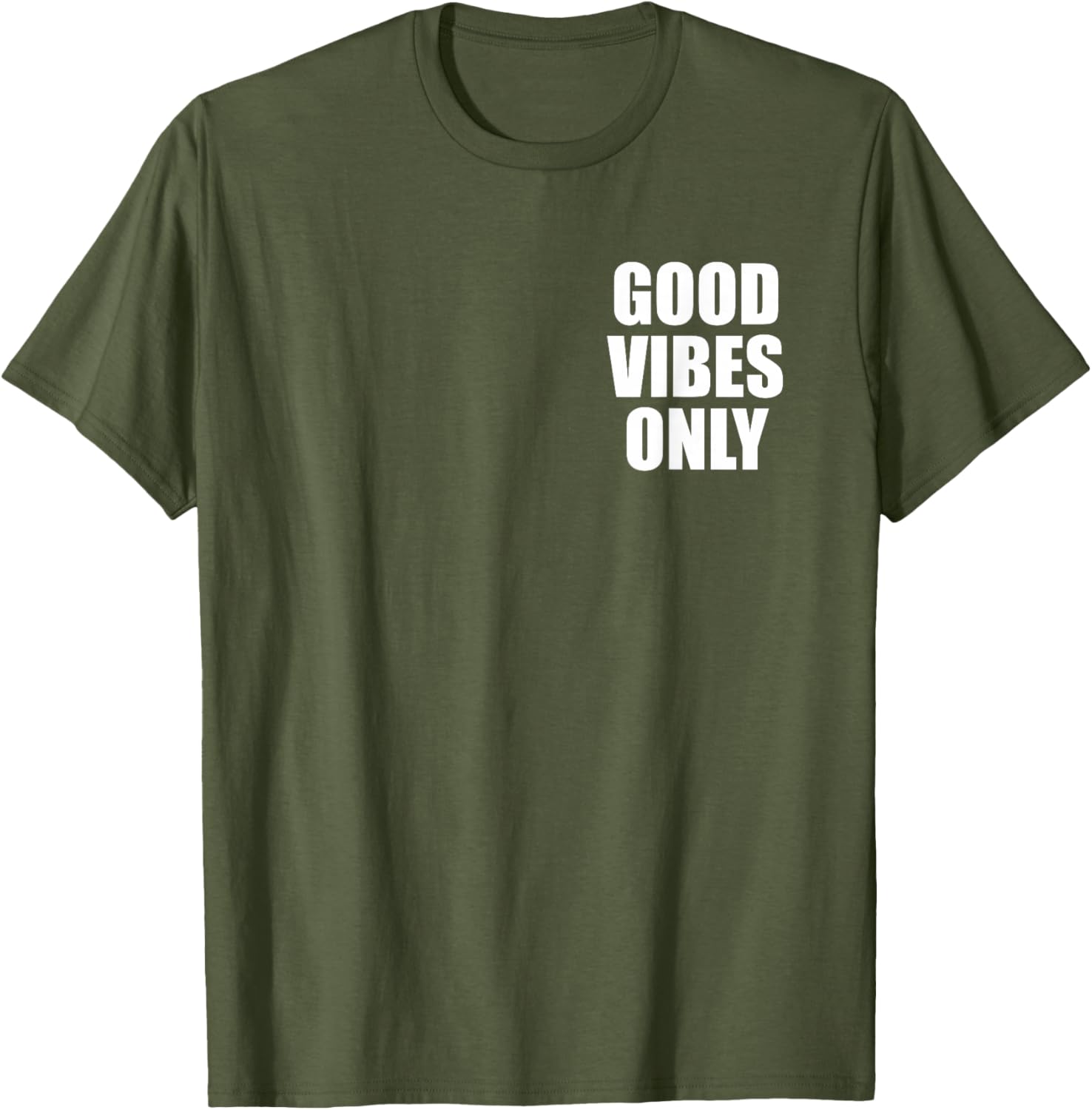 Good Vibes Only Postive Mind T - Summer Vibes Clothing Men avaliação e preço