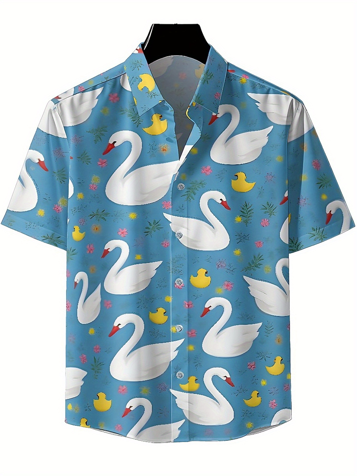 Men's Plus Size Hawaiian Shirt - Summer Clothing Plus Size avaliação e preço