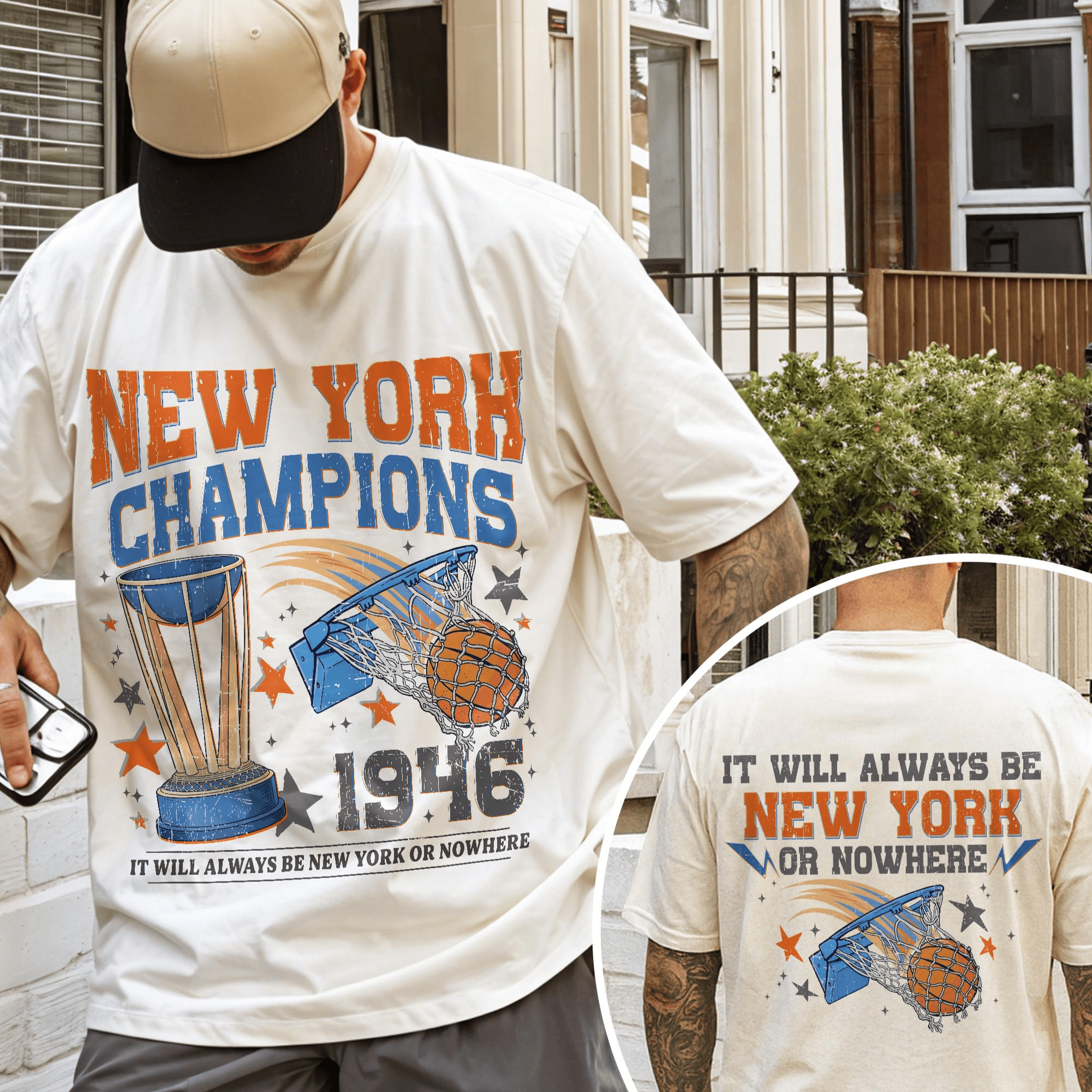 2026 New York Champions Knicks - Summer Clothing Nyc avaliação e preço