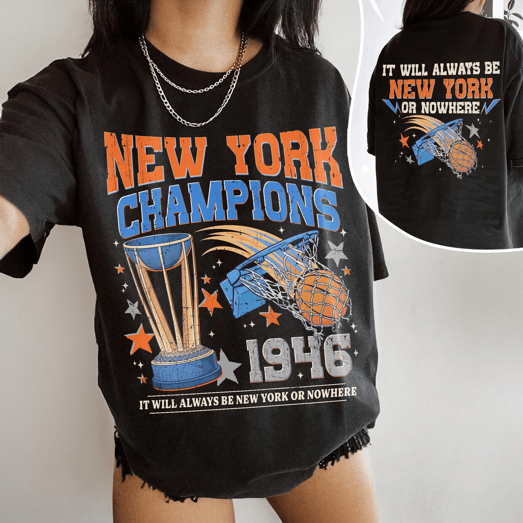 2026 New York Champions Knicks - Summer Clothing Nyc avaliação e preço