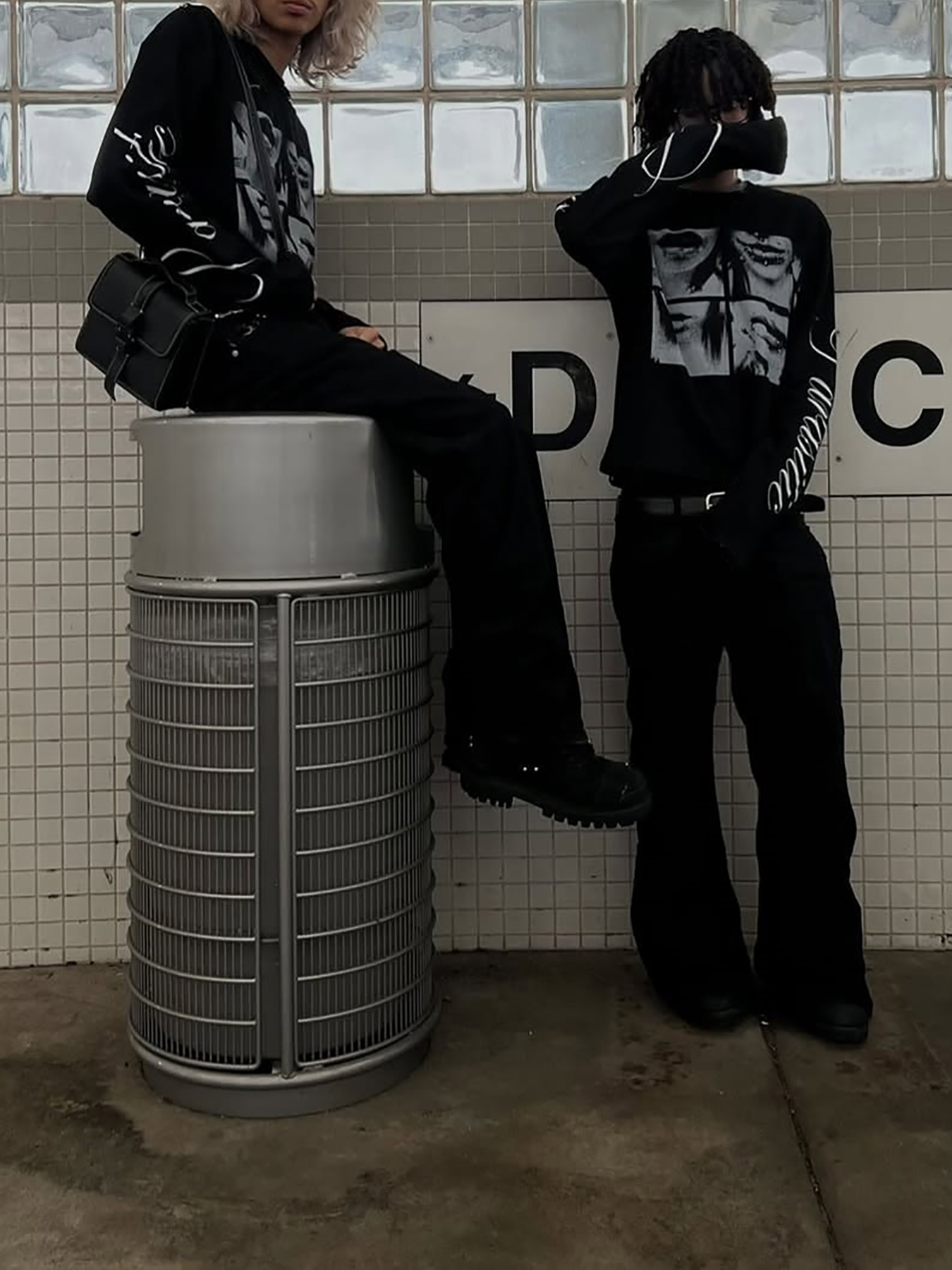 Dark Style Street Punk Unisex  - Summer Clothing Mens avaliação e preço
