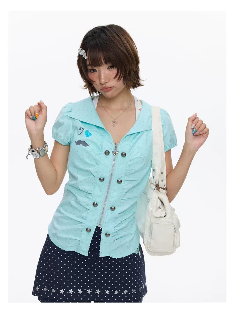 Kimotimo Japanese Cute Polka D - Summer Clothing Aesthetic avaliação e preço