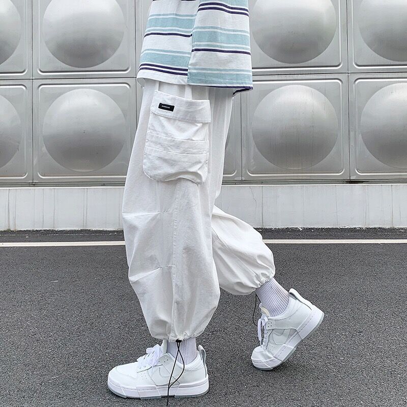 Men Bloomers Loose Cargo Pants - Summer Vibes Clothing Men avaliação e preço