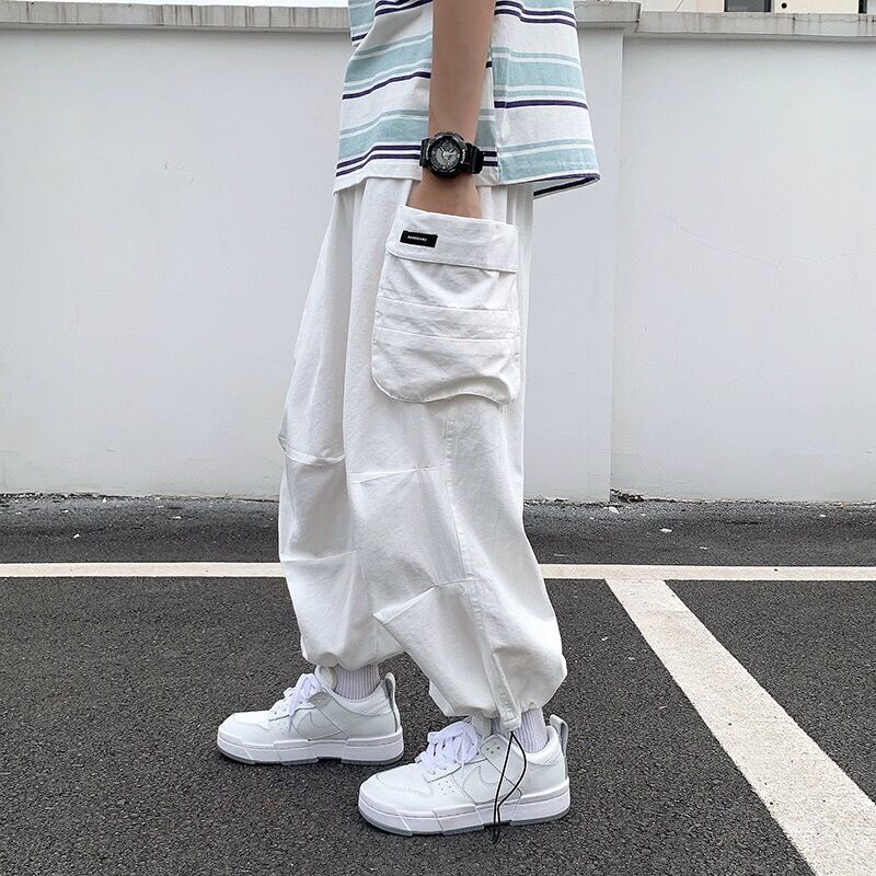 Men Bloomers Loose Cargo Pants - Summer Vibes Clothing Men avaliação e preço