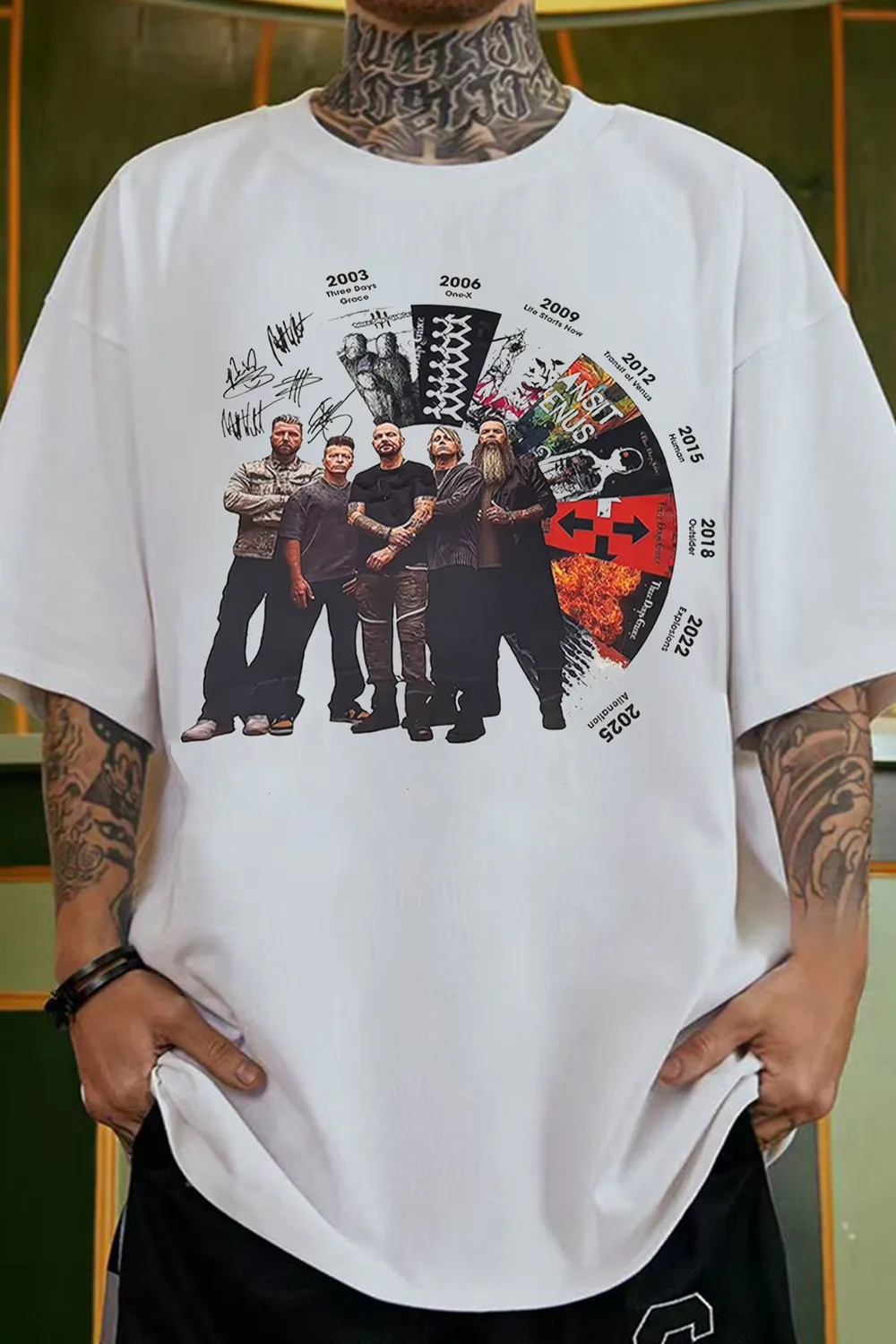 Limited 2026 Three Days Grace  - Summer Clothing Canada avaliação e preço