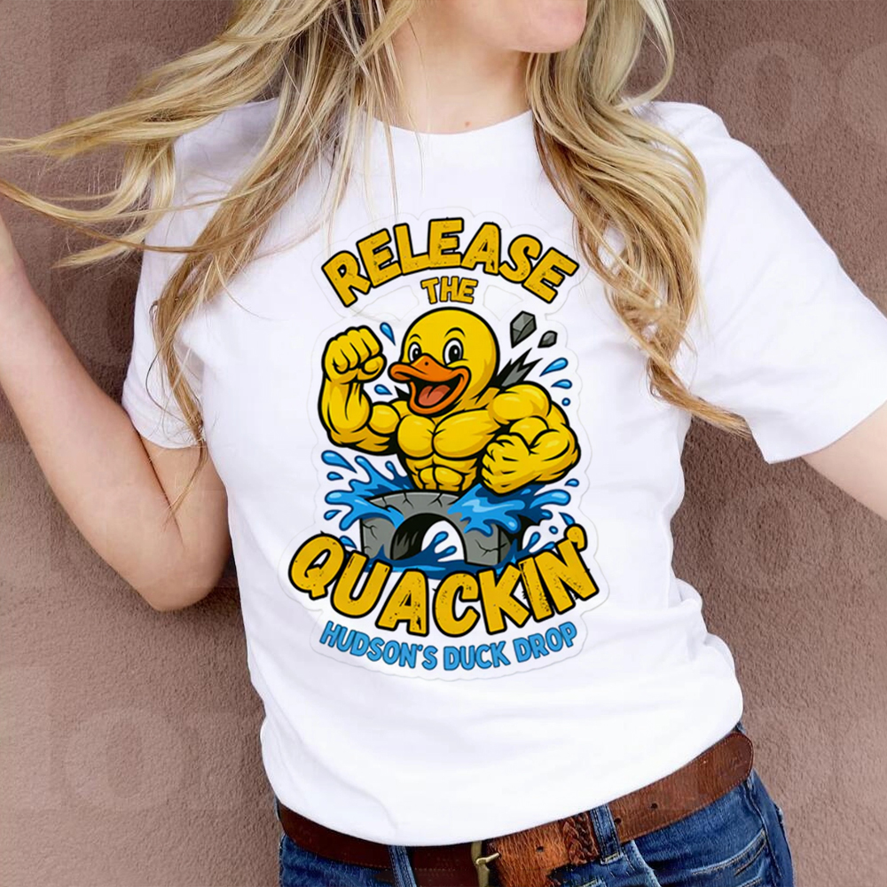 Women's T-Shirts Cartoon DUCK  - Summer Duck Clothing avaliação e preço