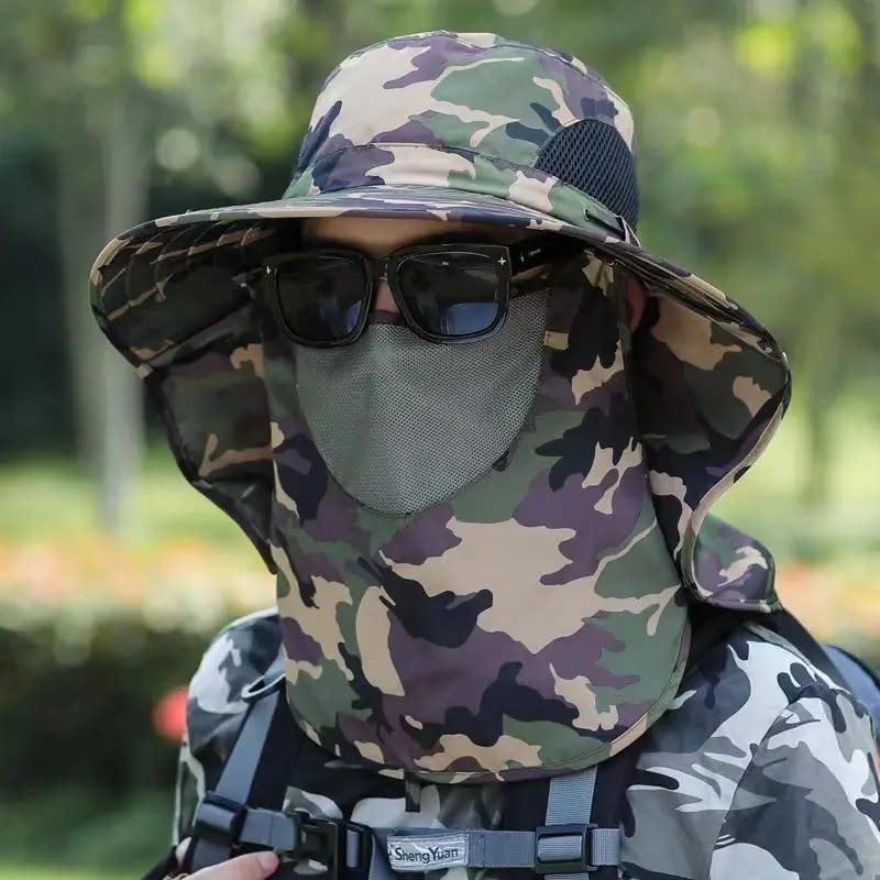 Outdoor Fishing Hat Men's UV P - Summer Uv Clothing avaliação e preço