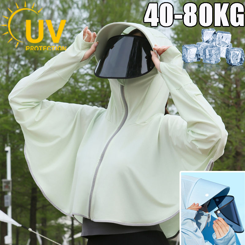 Ice Silk Women's Sun Protectio - Summer Uv Clothing avaliação e preço