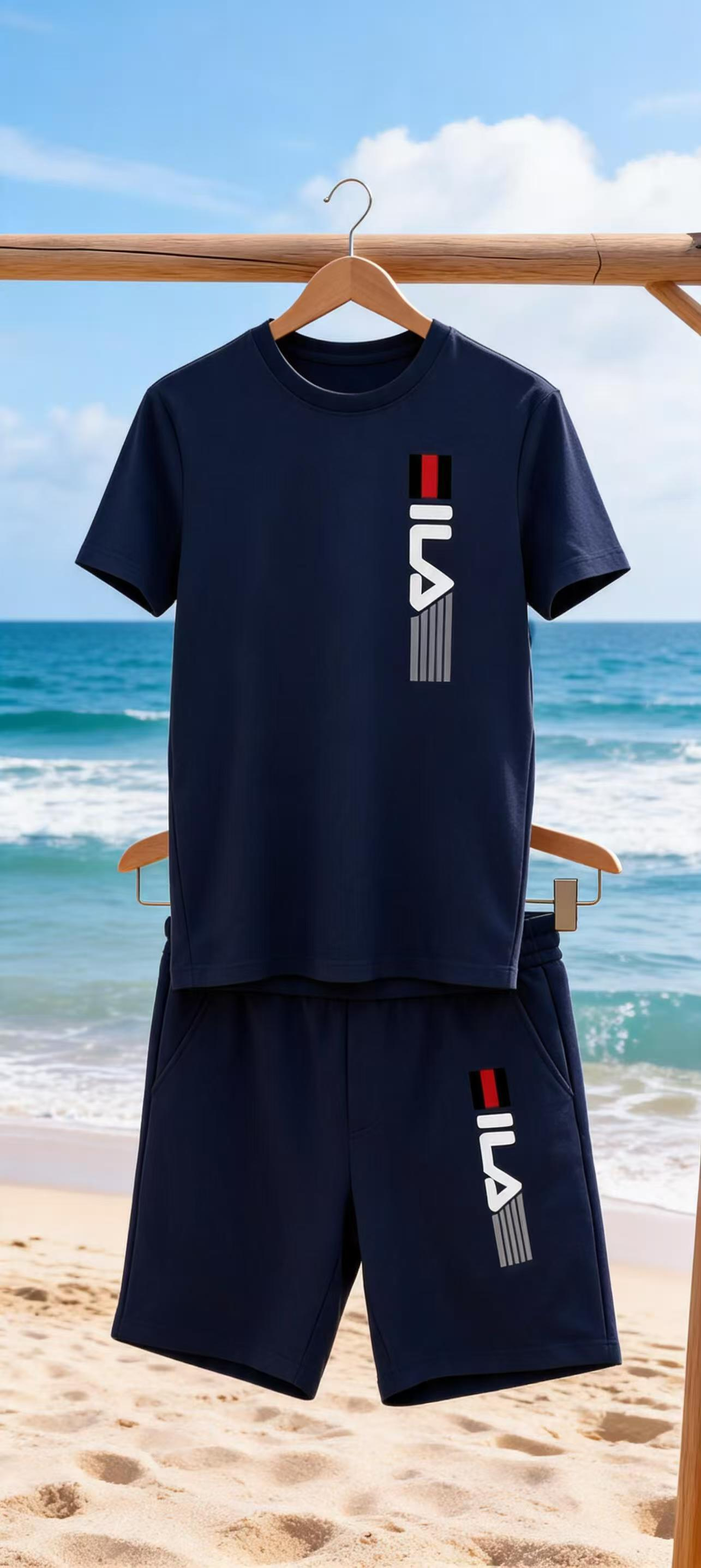 Men 2025 summer new casual spo - Summer Clothes Fashion avaliação e preço