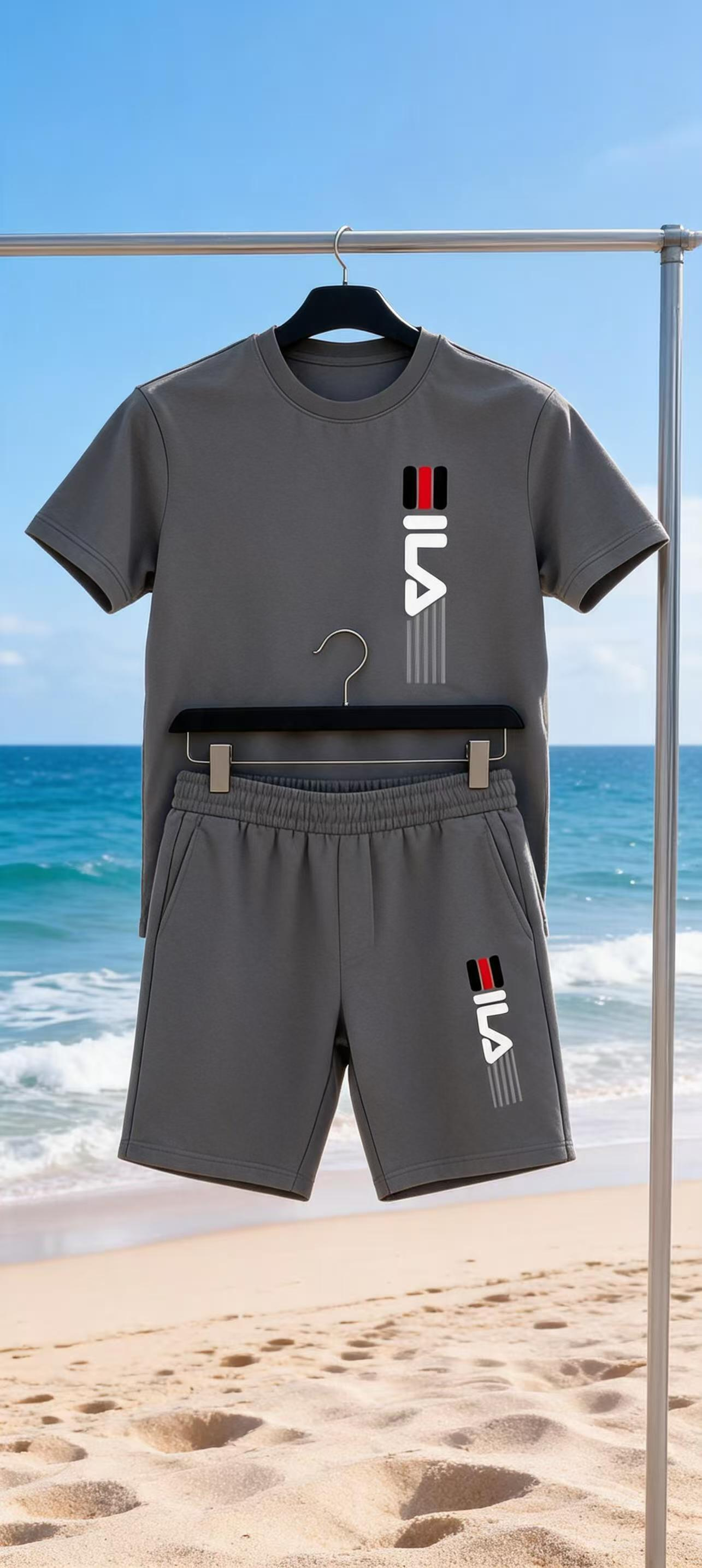 Men 2025 summer new casual spo - Summer Clothes Fashion avaliação e preço