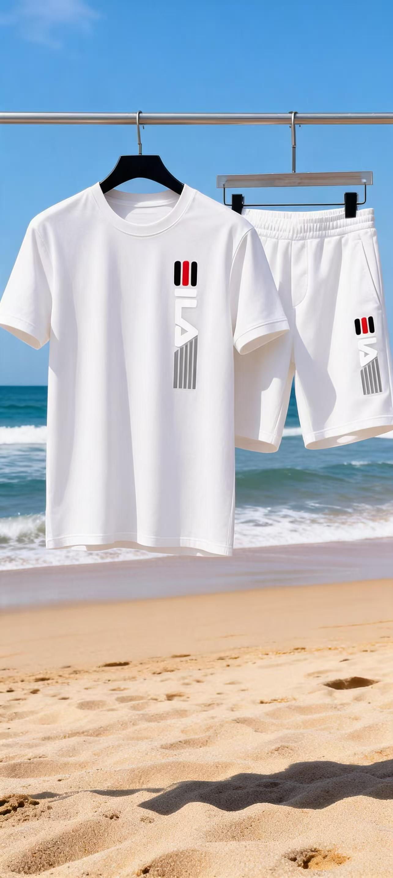 Men 2025 summer new casual spo - Summer Clothes Fashion avaliação e preço