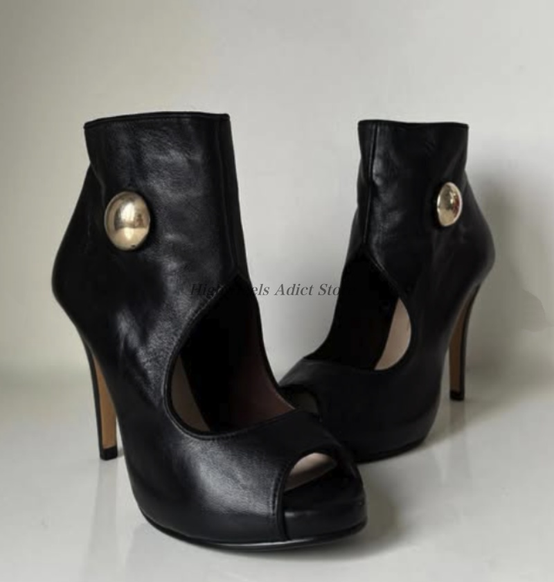 Sexy Black leather gold buckle - Summer Clothing Plus Size avaliação e preço