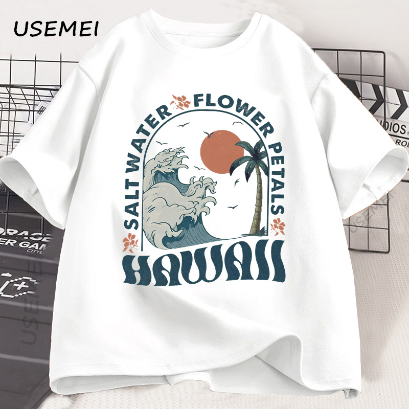 Hawaii Beach T-Shirt Ocean Bea - Summer Vibes Clothing Men avaliação e preço