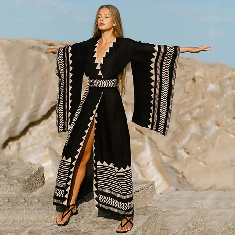 Cover-ups Kimono Beach Outfits - Summer Nights Clothing avaliação e preço