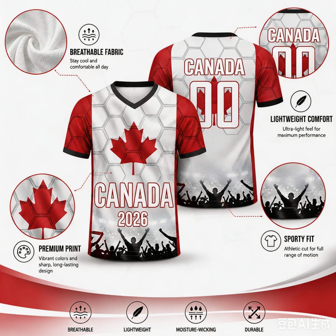 2026 Canada Soccer Jersey Cana - Summer Clothing Canada avaliação e preço
