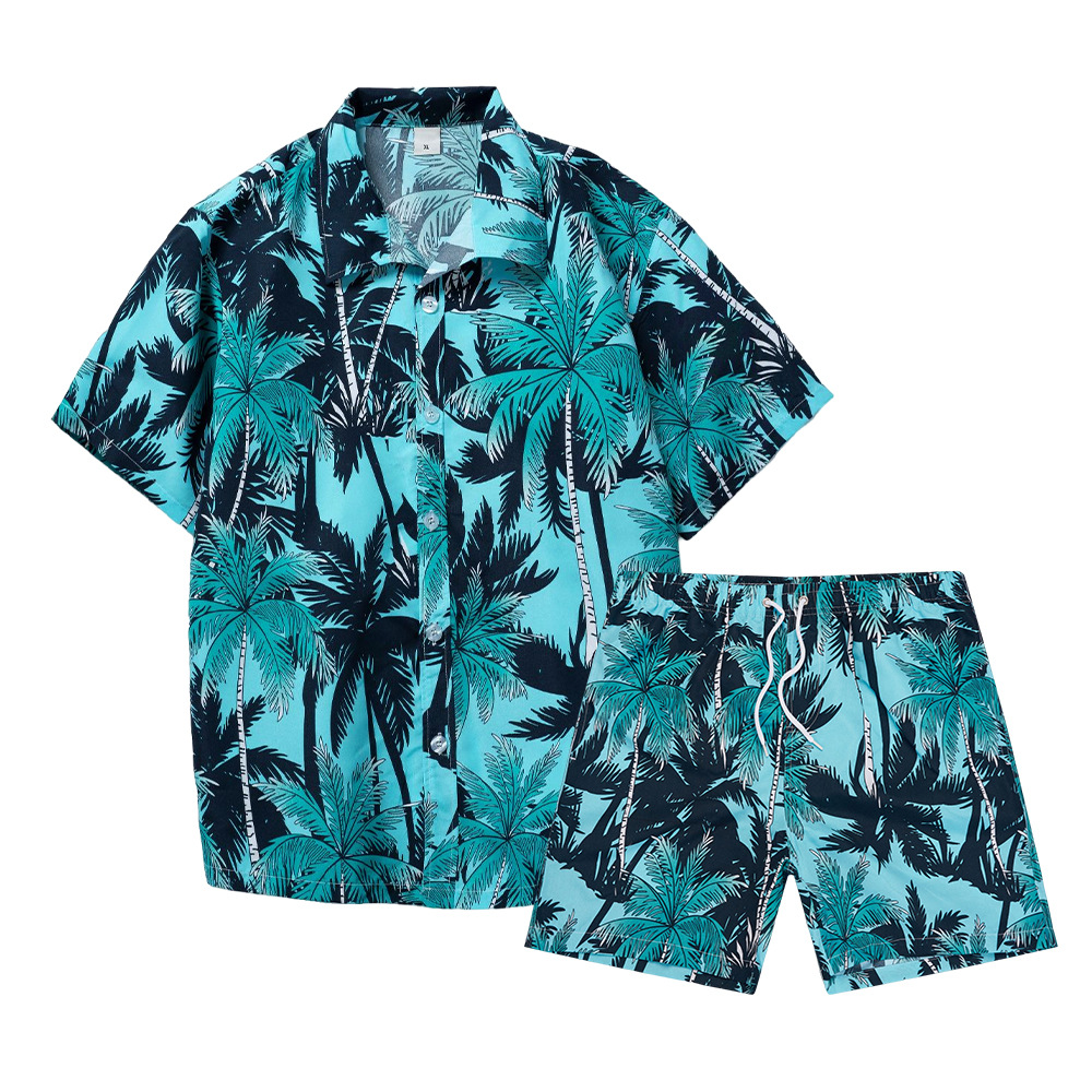 Hawaiian Coconut Tree 3D Print - Summer Clothing Mens avaliação e preço