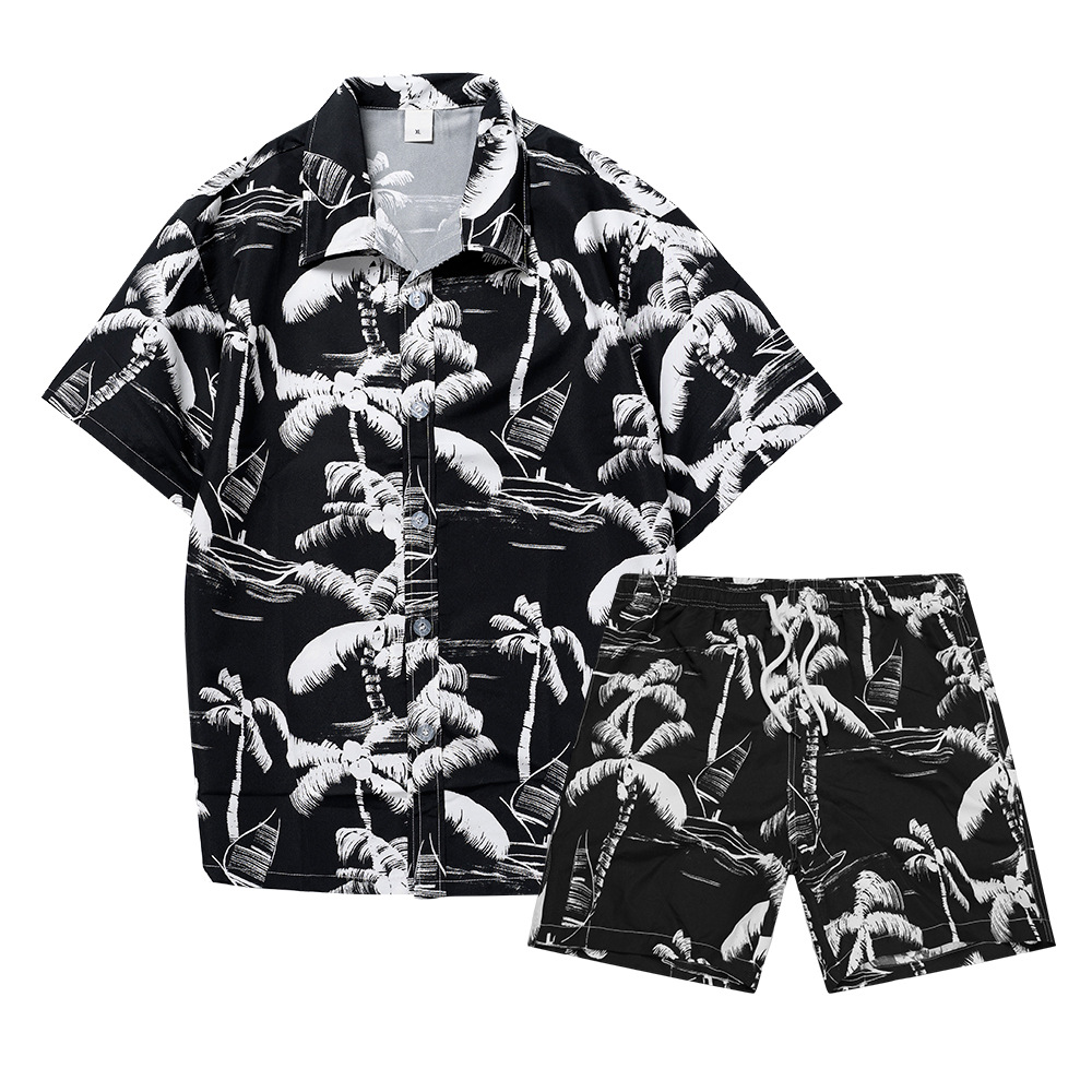 Hawaiian Coconut Tree 3D Print - Summer Clothing Mens avaliação e preço