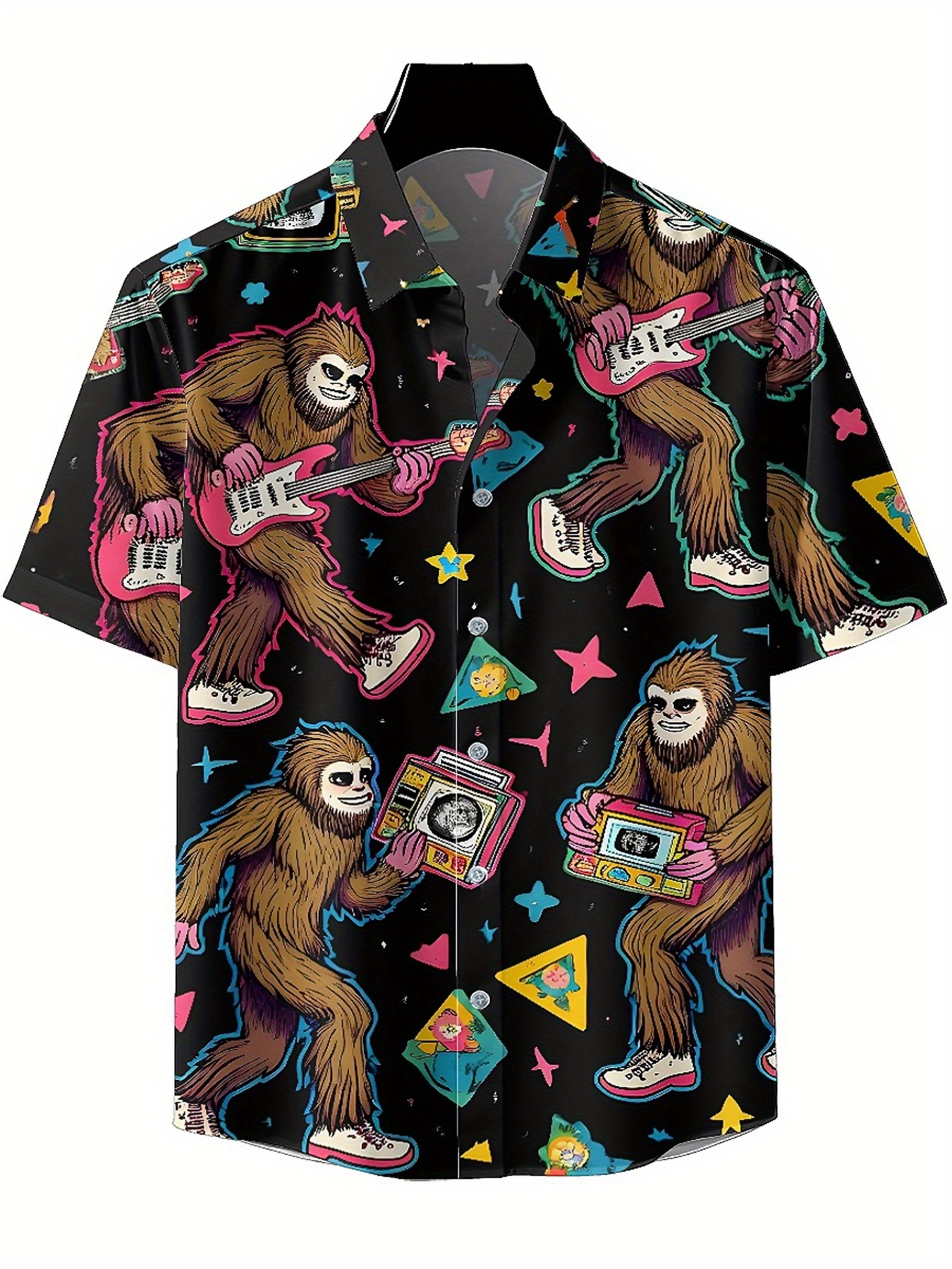 Men's Plus Size Hawaiian Shirt - Summer Clothing Plus Size avaliação e preço