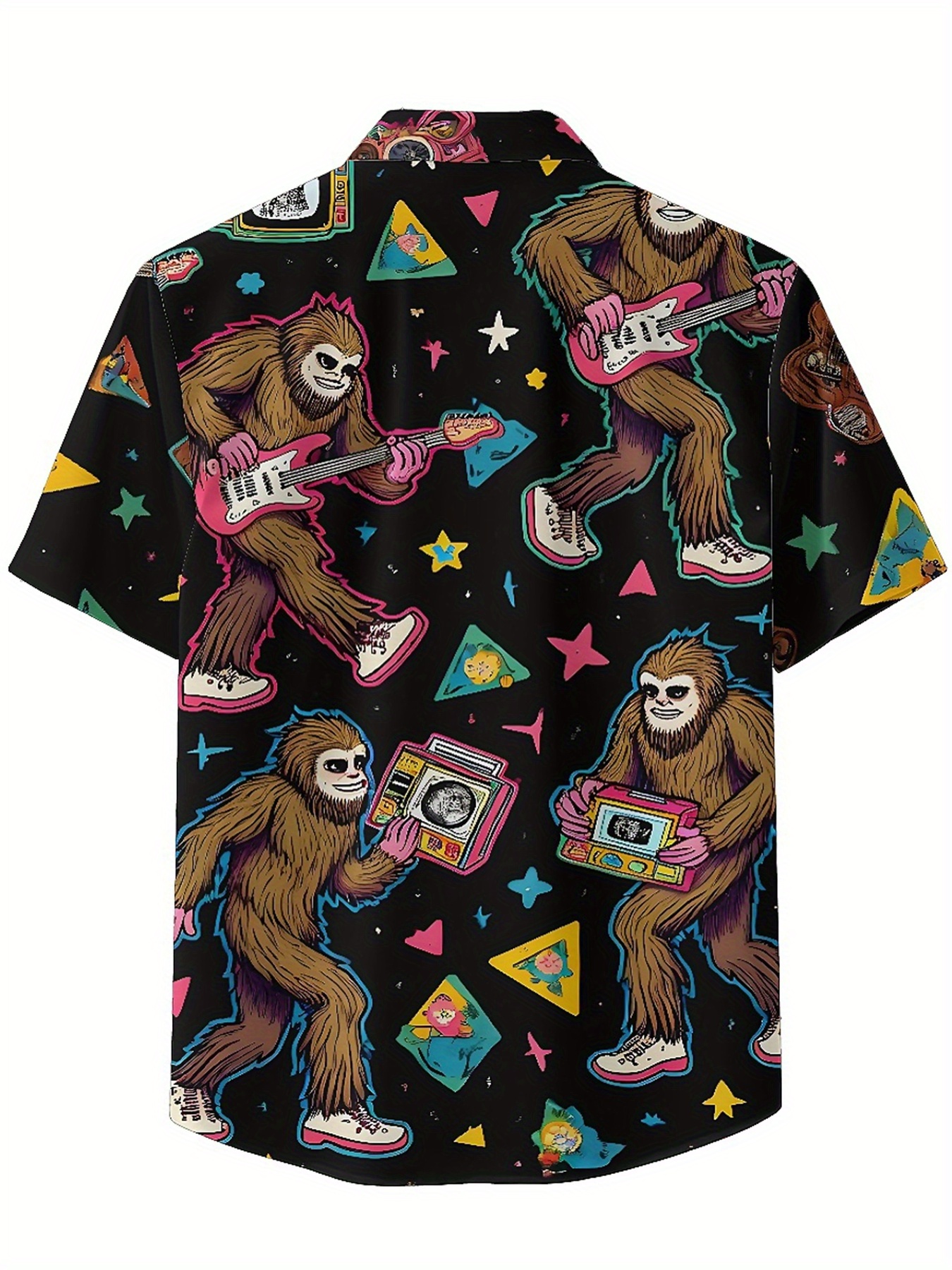 Men's Plus Size Hawaiian Shirt - Summer Clothing Plus Size avaliação e preço