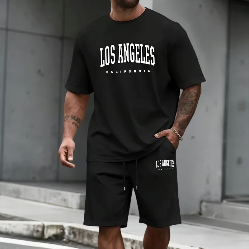 Men's Tracksuit Short Sleeve T - Summer Clothes Fashion avaliação e preço