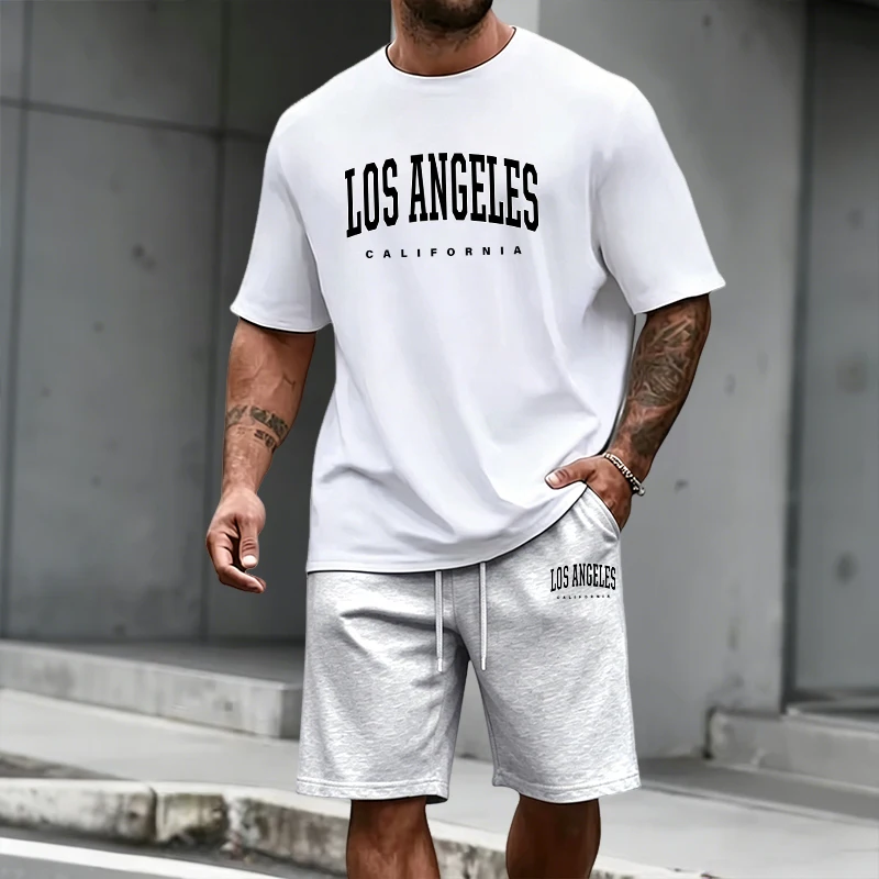 Men's Tracksuit Short Sleeve T - Summer Clothes Fashion avaliação e preço