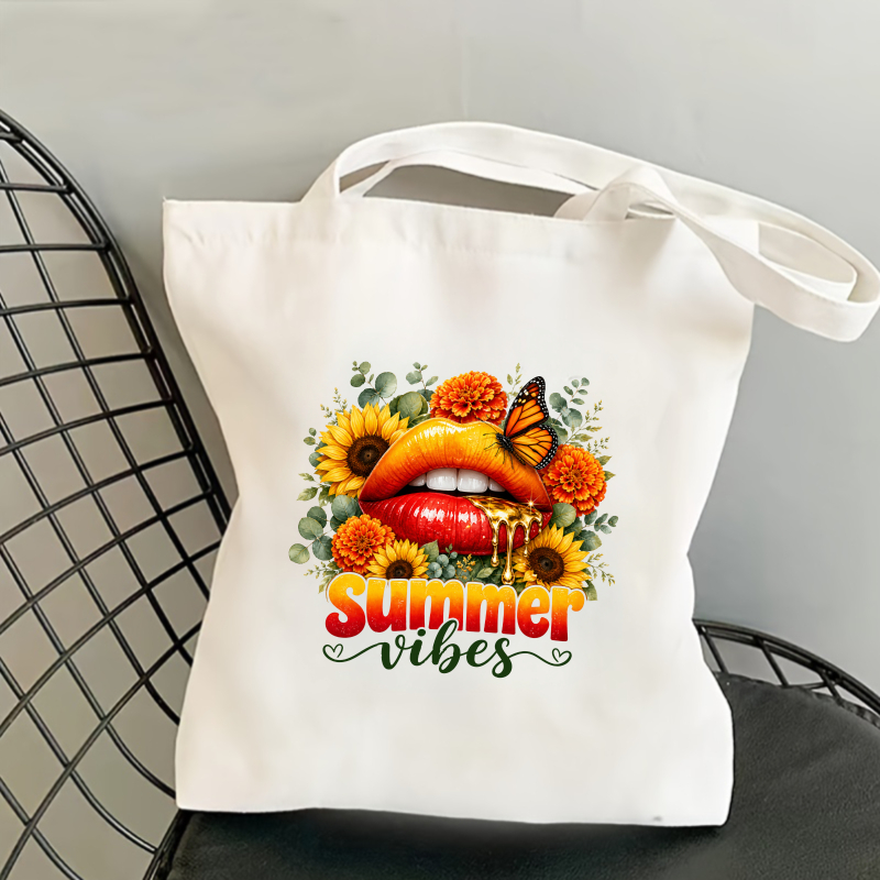 2PCS Colorful Lips Flowers But - Summer Clothing Vibes avaliação e preço