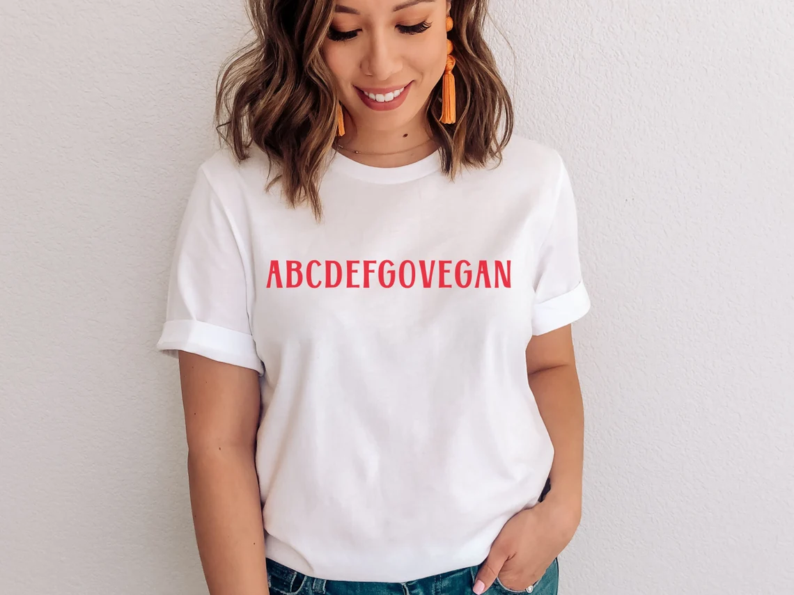 Skuggnas Go Vegan Funny Graphi - Summer Clothing Vibes avaliação e preço
