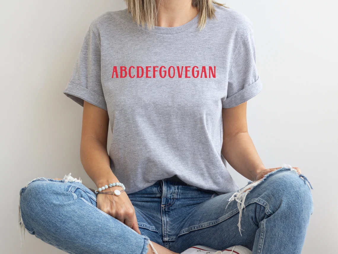 Skuggnas Go Vegan Funny Graphi - Summer Clothing Vibes avaliação e preço