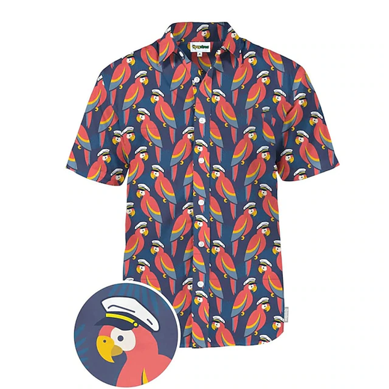 New Duck 3d Print Shirts Men F - Summer Duck Clothing avaliação e preço