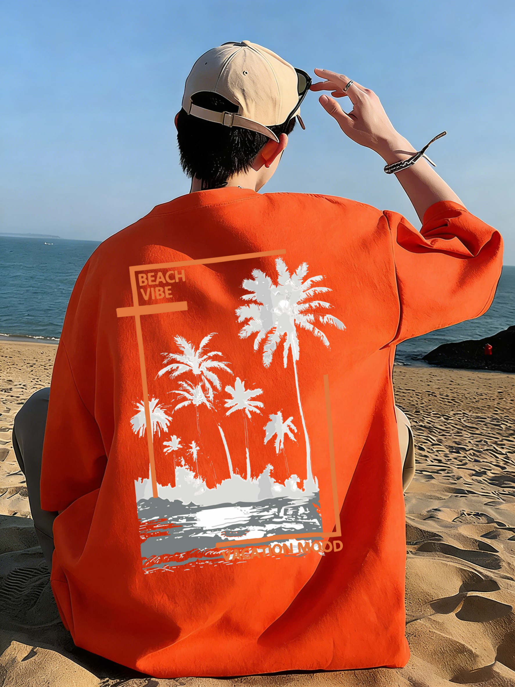 Beach Vacation Vibe Design T S - Summer Vibes Clothing Men avaliação e preço