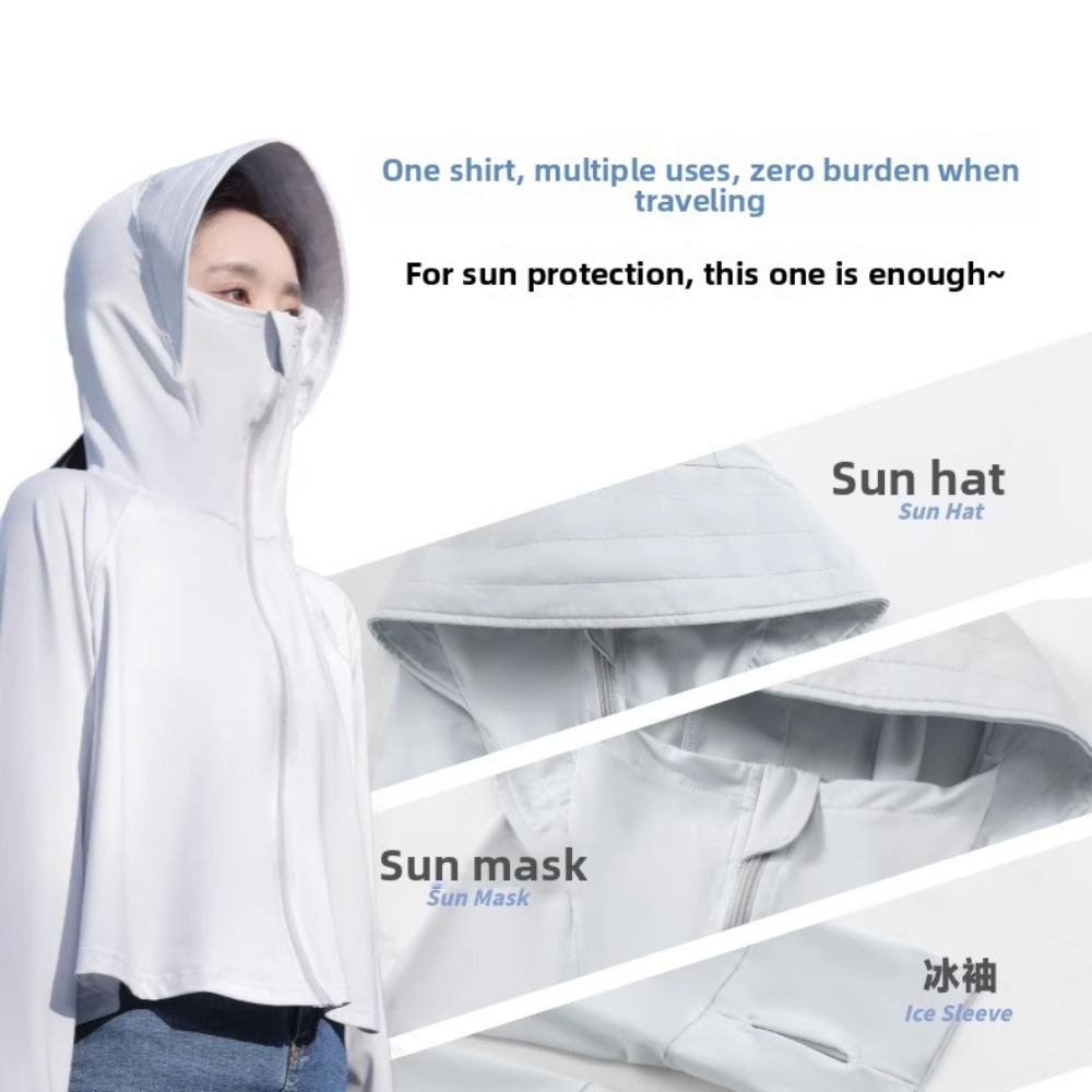 Jiaotong Style Sun Protection  - Summer Uv Clothing avaliação e preço