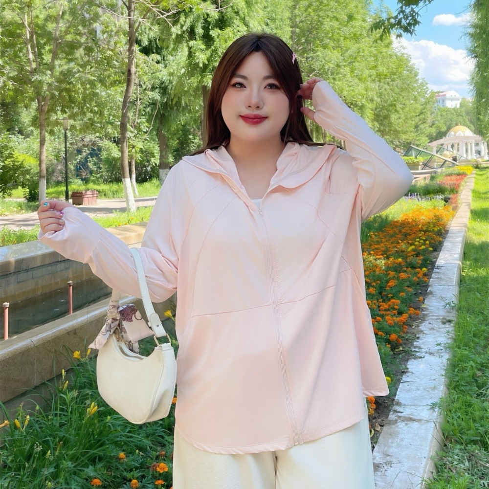 Fat Mm New Plus Size Ice Silk  - Summer Uv Clothing avaliação e preço