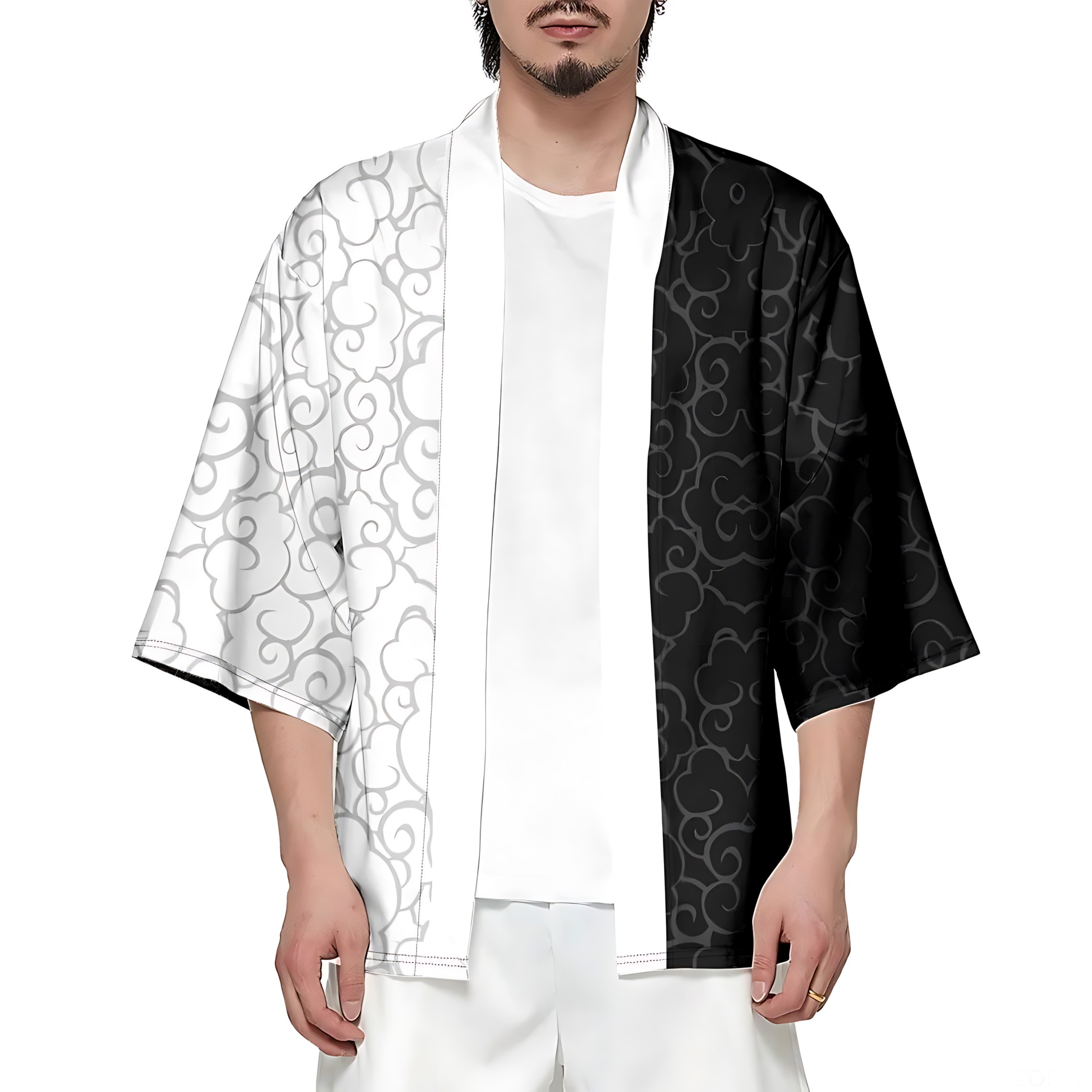 2026 Summer Men's Kimono 3D Pr - Summer Clothing Patterns avaliação e preço