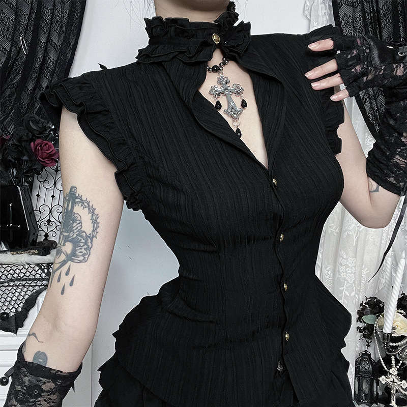 Goth Dark 90s Grunge Single Br - Summer Goth Clothing avaliação e preço