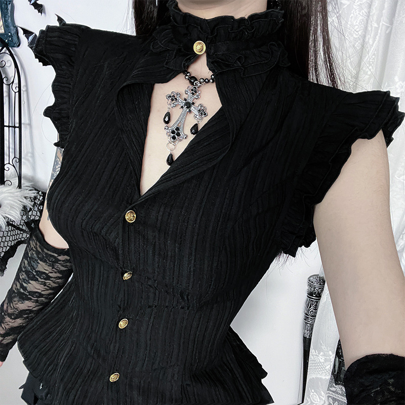 Goth Dark 90s Grunge Single Br - Summer Goth Clothing avaliação e preço