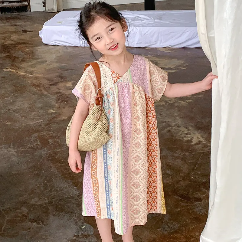 Fashion Girls' Dress Comfortab - Summer Clothing Affordable avaliação e preço