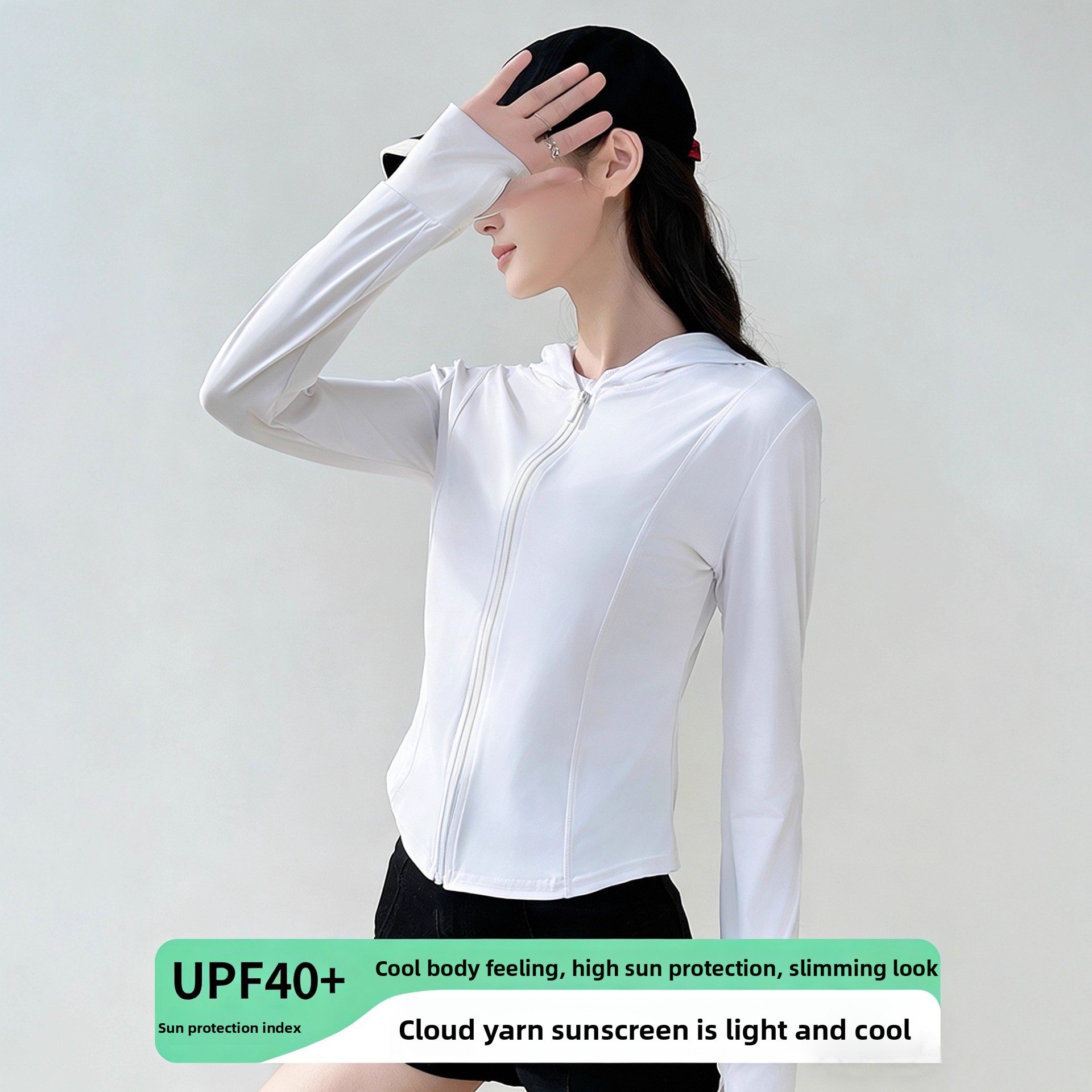 Hooded Women's Sun Protection  - Summer Uv Clothing avaliação e preço