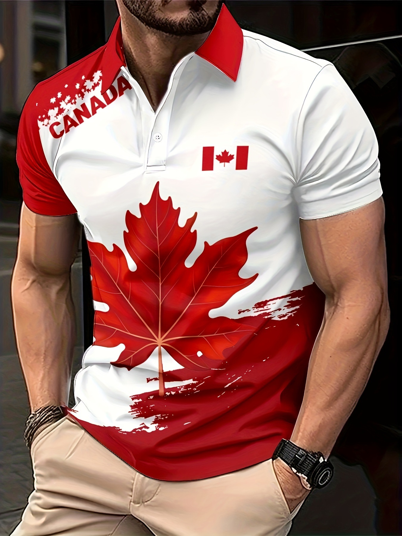Fashion Maple Leaves Canada Fl - Summer Clothing Canada avaliação e preço