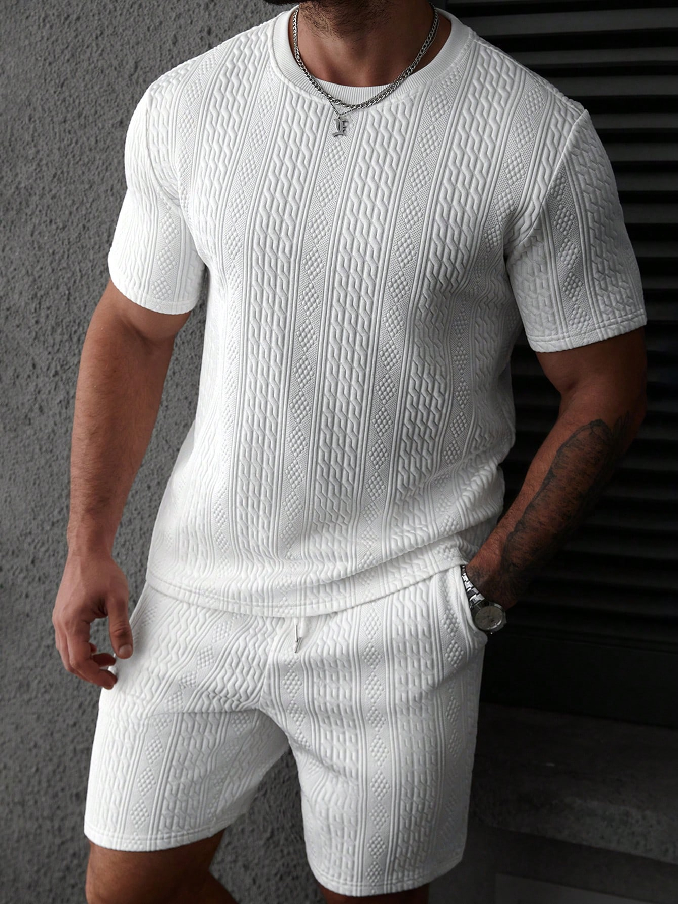 Casual men's polo shirt set, s - Summer Clothing Mens avaliação e preço