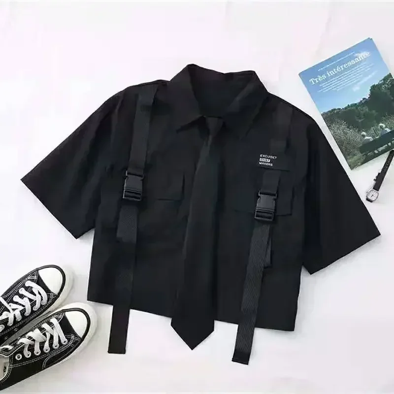 Casual Cargo Pants Suit for Wo - Summer Goth Clothing avaliação e preço