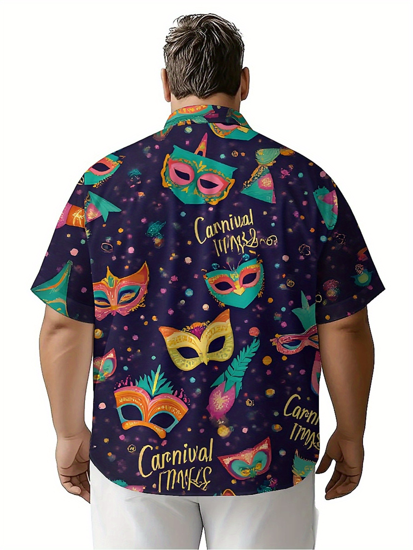 Men's Plus Size Hawaiian Shirt - Summer Clothing Patterns avaliação e preço