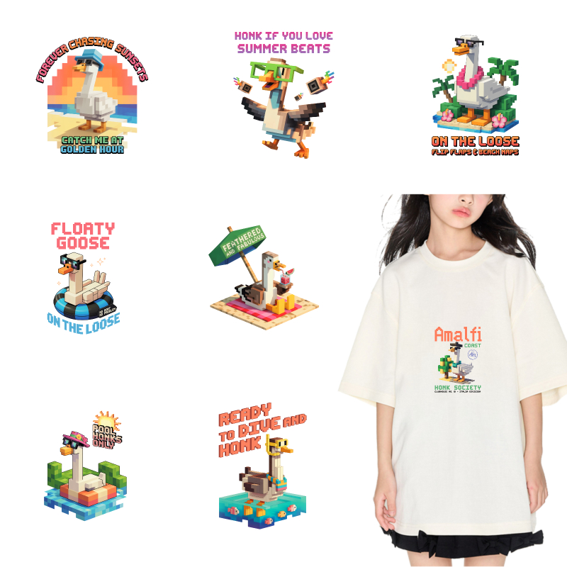 2PCS Amalfi Duck Summer Vibes  - Summer Clothing Vibes avaliação e preço