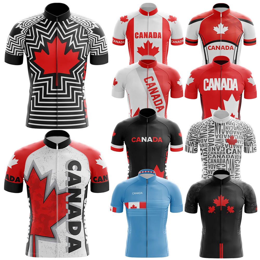 Canada Cycling Jersey for Men, - Summer Clothing Canada avaliação e preço