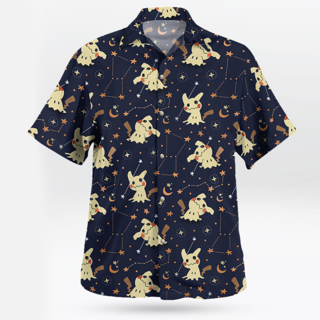 Mimikyu Night Sky Hawaiian Shi - Summer Nights Clothing avaliação e preço