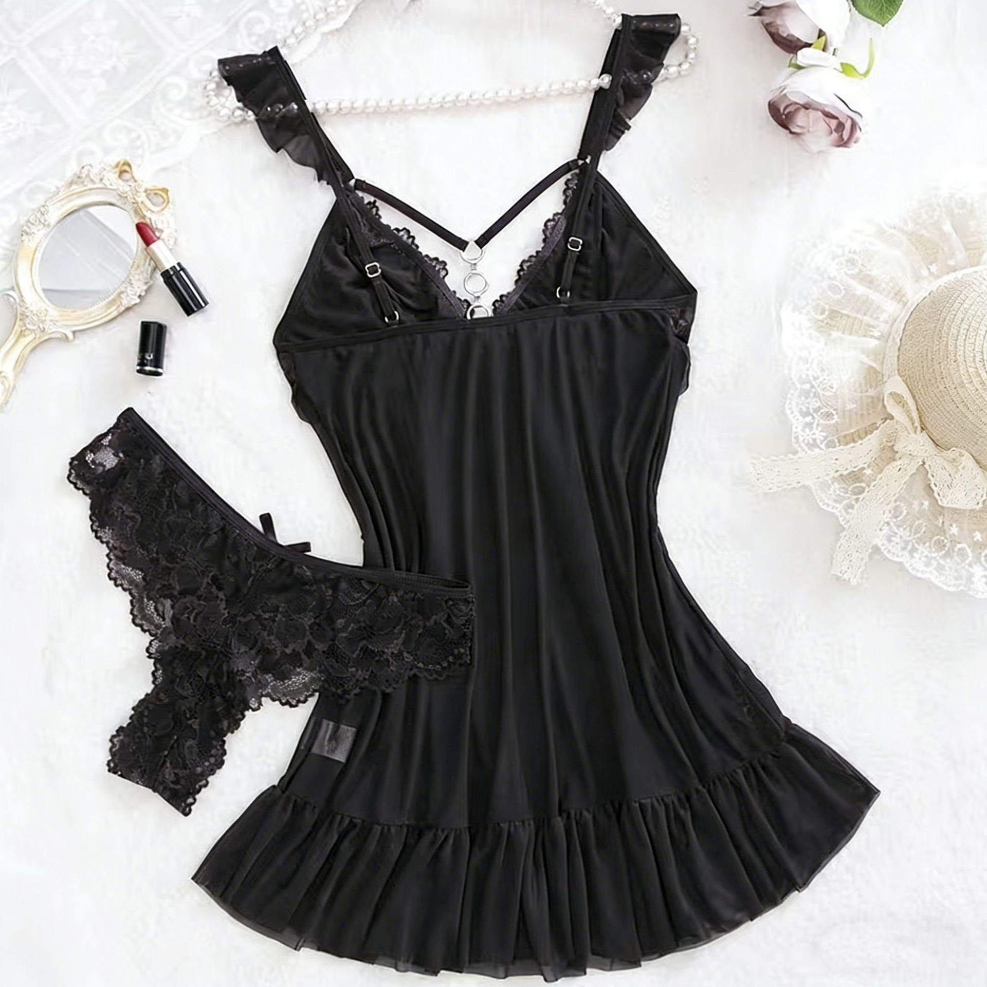 2026 New Red Sexy Lingerie Set - Summer Nights Clothing avaliação e preço