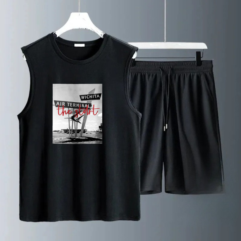 Men's Tank Top Sets 2026 Summe - Summer Clothing Mens avaliação e preço