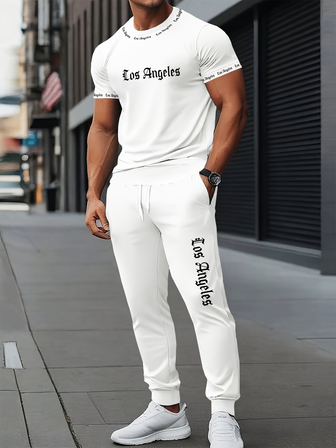 Summer Men's Gothic Letter Pri - Summer Goth Clothing avaliação e preço